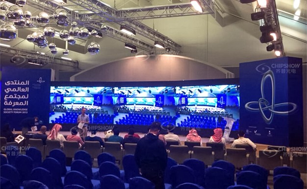 沙特利雅得P5LED显示屏120平方项目案例